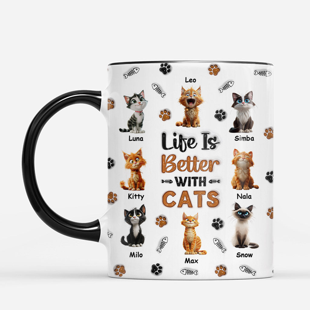 7197MUS2 3d printing effect life is better with dogs mug custom gifts for dog lovers 7197M6YWC_395bda3b 05f9 491c ba61 d7706debf84f