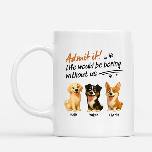 7207MUS1 custom mug with dogs_ funny gifts for dog lovers 7207M6V5C