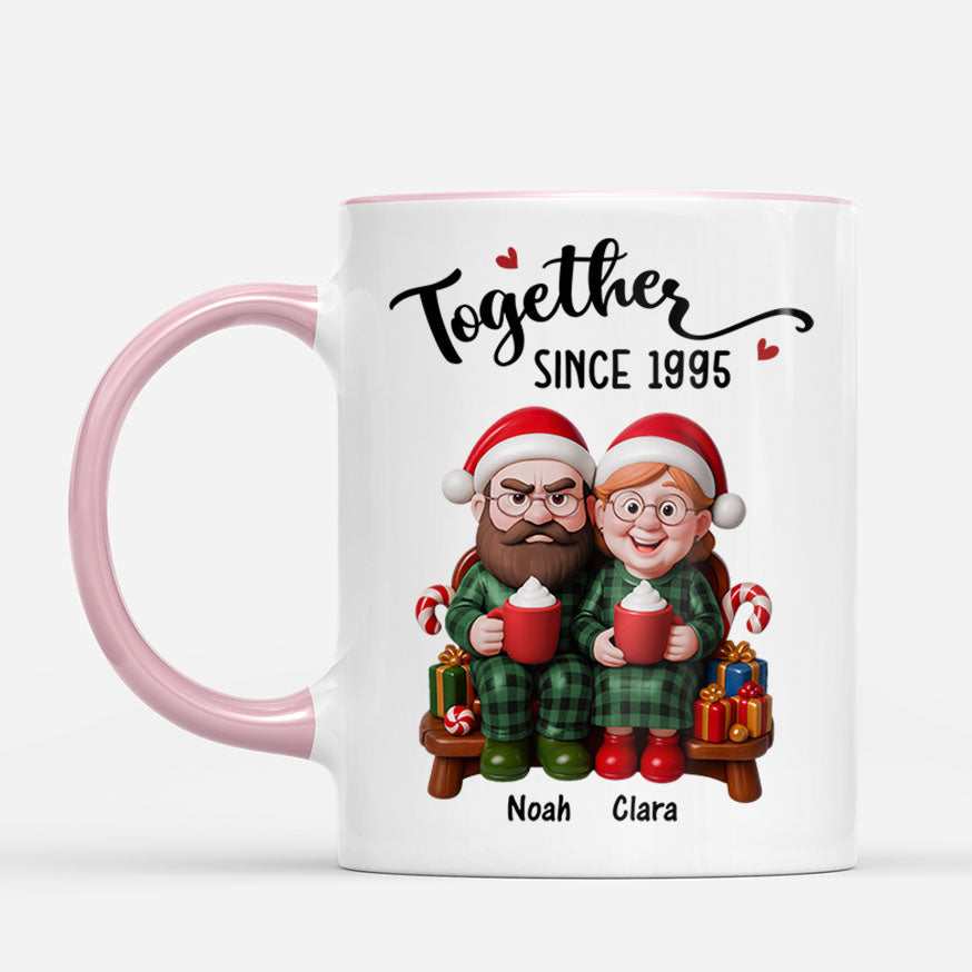 7208MUS2 santa and mrs claus mugs_ personalized christmas gifts for couples 7208M6L5G