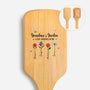 7211AUS1 custom uv printed bamboo hairbrush momgrandmas garden gifts 7211aq6q5a