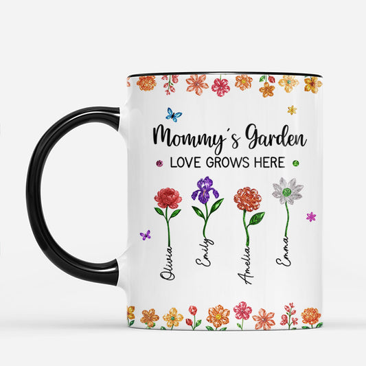 7211MUS2 grandmas garden love grows here mug custom gifts for grandma mom 7211M6T5A