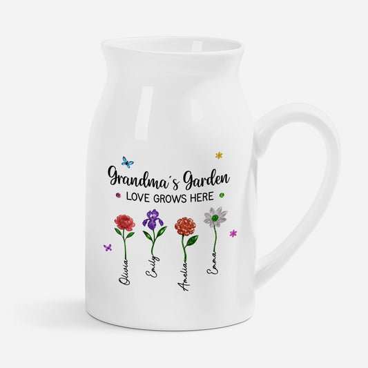 7211OUS1 momgrandmas garden vase personalized mothers day gifts 7211o6q5a