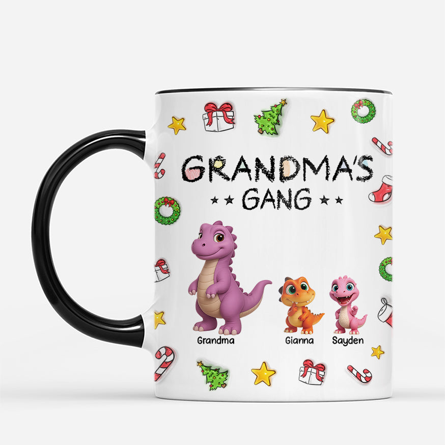 7213MUS2 christmas dinosaur mug personalized gifts for grandma and grandpa 7213M6T5B