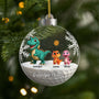 7214OUS1 dinosaur christmas ornaments acrylic custom gifts for grandma grandpa 7214O6L5B