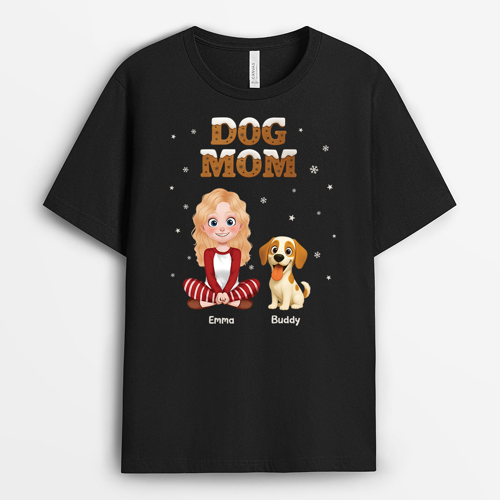 7216AUS1 personalized christmas tee shirts cute gifts for dog owners 7216ATYZC