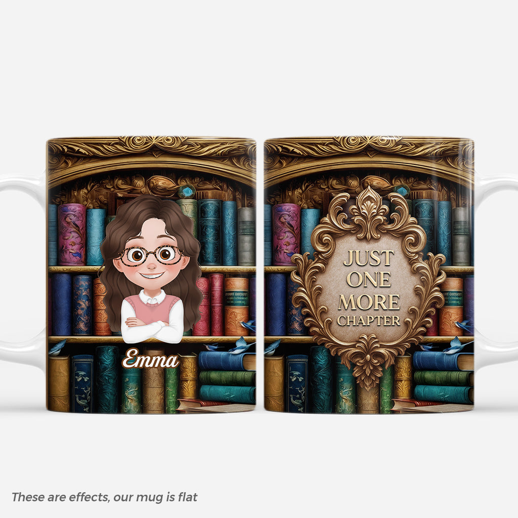7219MUS1 3d printing effect just one more chapter mug custom gifts for book readers 7219M8VZA