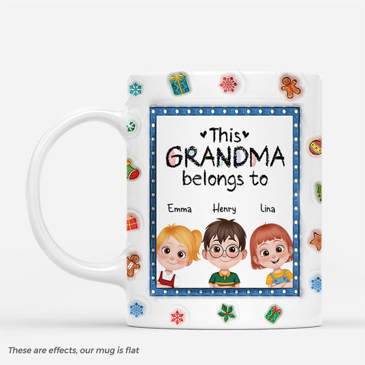 7227MUS1 3d printing effect this grandma belongs to mug personalized christmas gifts for grandparents 7227MKV5A