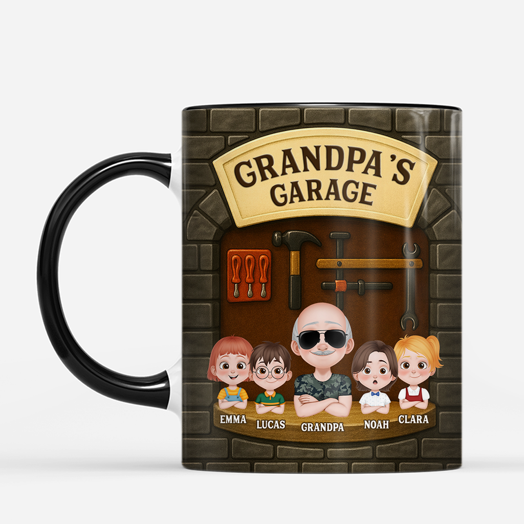 7238MUS2 3d printing effect daddys space mug custom gifts for dad grandpa 7238MTTMB