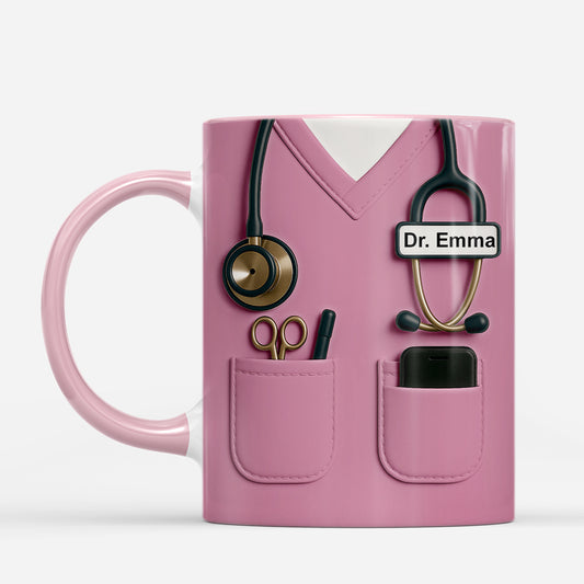 7241MUS2 3d printing effect personalized mugs gifts for nurses doctors 7241MTVWN