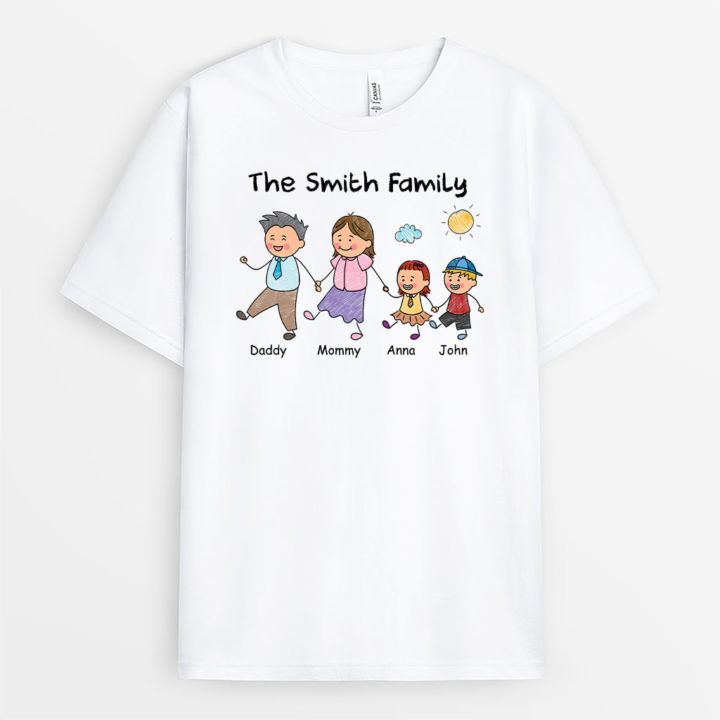 7254AUS1 family last name shirts_ personalized gifts for family 7254A3V5I