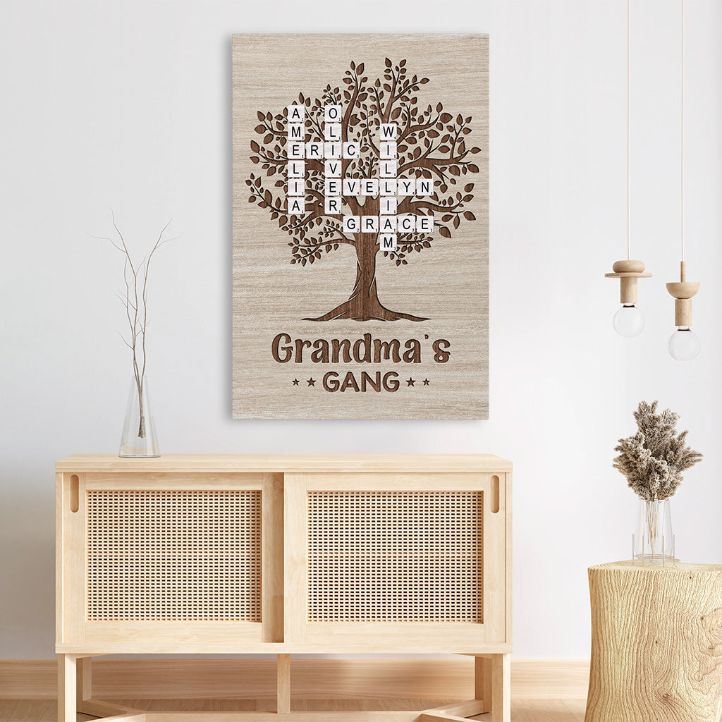 7258CUS3 crossword name wall art_ personalized canvas for grandma grandpa 7258C8L5A