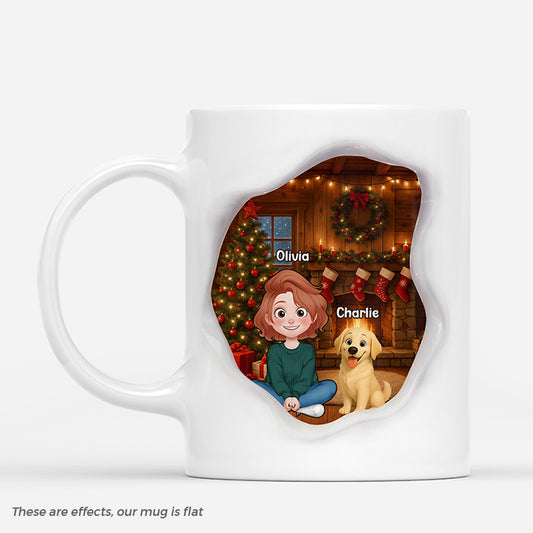 7265MUS1 3d printing effect custom dog and owner mug christmas gifts for dog lovers 7265MTL5C_43a5b60f 04d0 40aa a01a 3890b3f5db3a