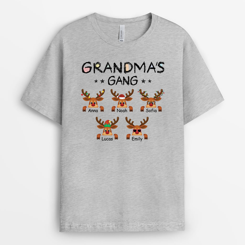 7270AUS2 reindeer christmas shirt custom gifts for grandma and grandpa 7270A3Z5B