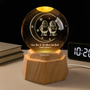 7274LUS1 moon 3d crystal ball lamp personalized gifts for couples 7274L5Q5G
