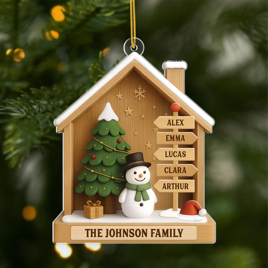 7287OUS1 3d printing effect acrylic house ornaments_ custom family christmas gifts 7287OTHMI