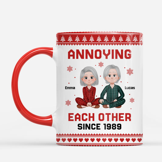 7297MUS1 annoying each other since mug_ custom christmas gifts for couples 7297M6LCG_2