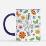 7307MUS2 3d printing effect flower and butterfly mug custom gifts for mom grandma 7307M6TAA