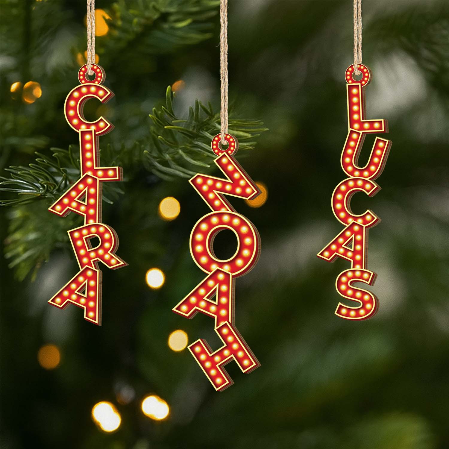 7324OUS1 3d printing effect 1 layered wooden theater ornaments custom name christmas ornaments_ 7324OTM5A