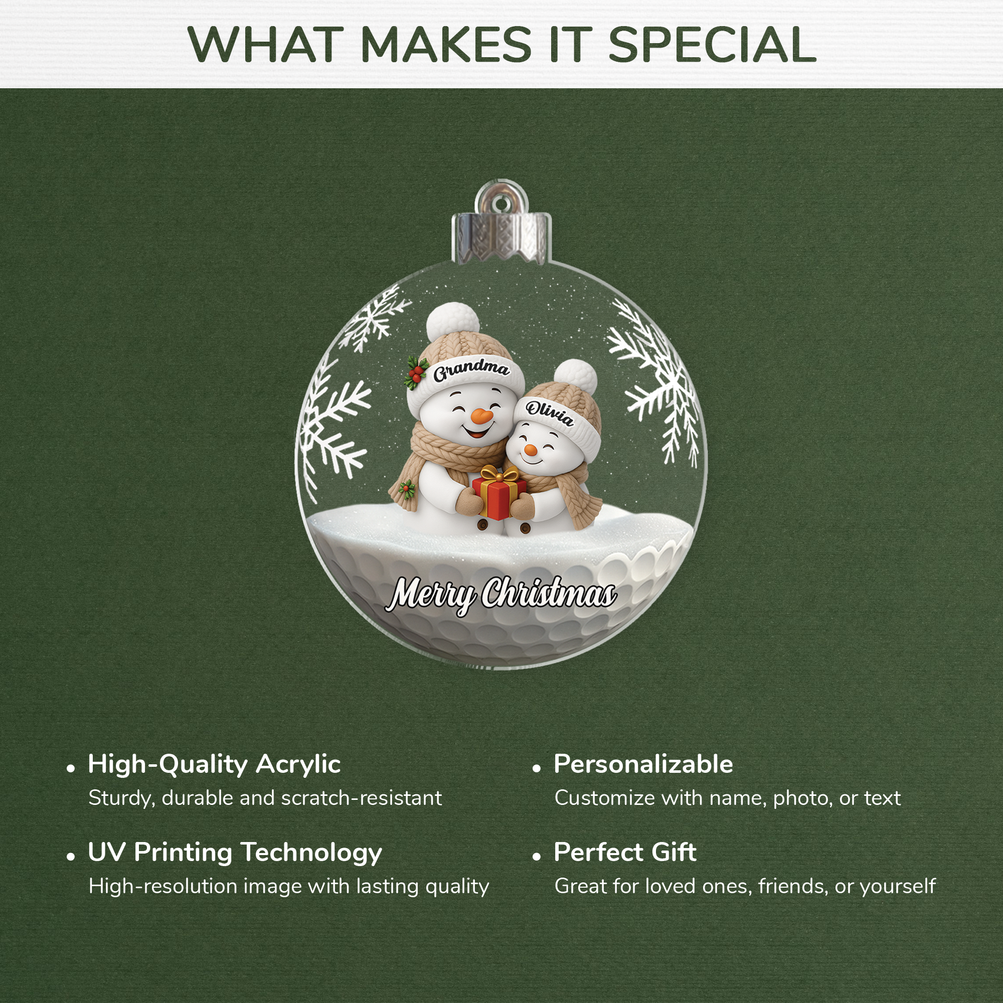 7331OUS4 3d printing effect acrylic merry christmas ornament custom gifts for grandma grandpa 7331O8T5A_7622ee8a 7ab1 4a4e bb1c 7731da39c15f