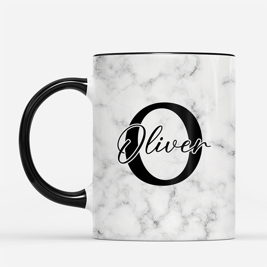 7334MUS2 3d printing effect personalized initial mugs gifts for him her 7334M8VTA