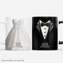 7343MUS1 3d printing effect bride and groom mugs_ personalized wedding gifts for couples 7343M_5b05cfea 4e0f 4cfa 8bee 212dc76cd621