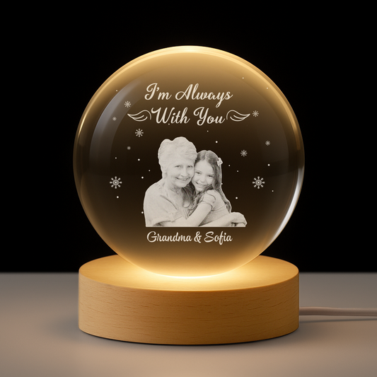 7345LUS1 im always with you crystal ball lamp personalized memorial gifts with photo 7345L6T5A_2d2f150c 1e57 4ed4 af37 6505af6aa3aa