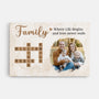 7347CUS1 custom family photo canvas_ family name crossword wall art 7347C3LTI_1