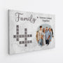 7347CUS1 custom family photo canvas_ family name crossword wall art 7347C3LTI_2