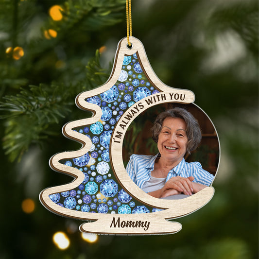 7350OUS1 acrylic memorial photo ornament custom memorial gifts for loss of mom dad 7350O3T5A