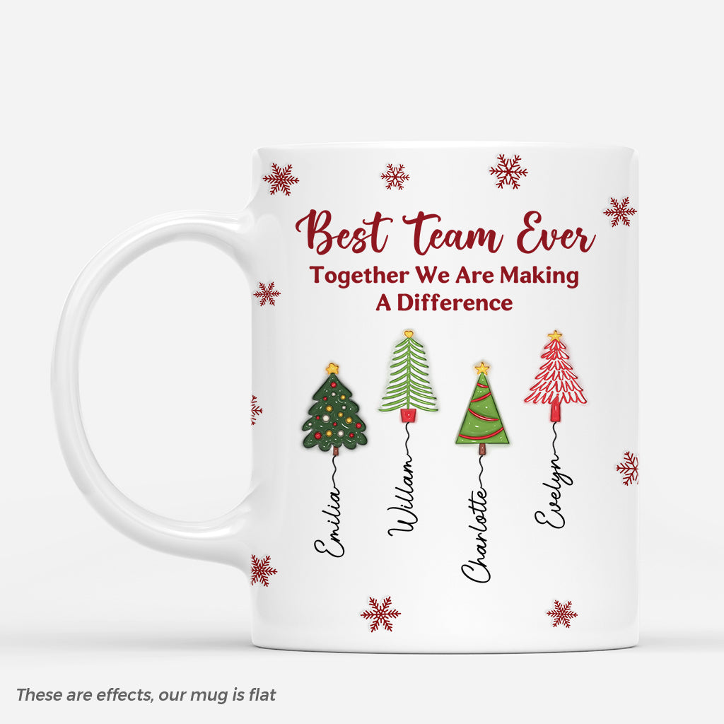 7358MUS1 3d printing effect best team ever mugs custom christmas gifts for coworkers 7358MKQNO