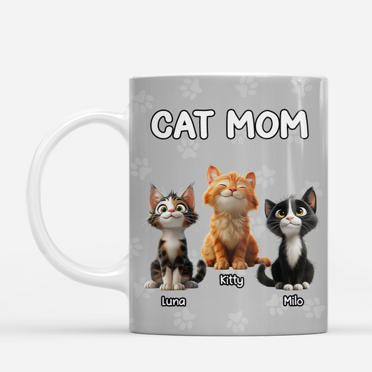 7365MUS1 cat mom coffee mug personalized gifts for cat owners 7365MKPCD