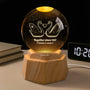 7366LUS1 together since 3d crystal ball lamp personalized gifts for couples 7366L8PCG