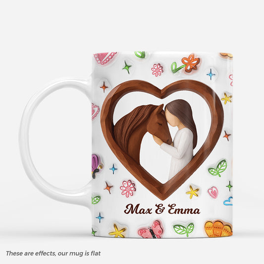 7368MUS1 3d printing effect coffee mugs for horse lovers_ personalized horse gifts for women 7368M3T5U
