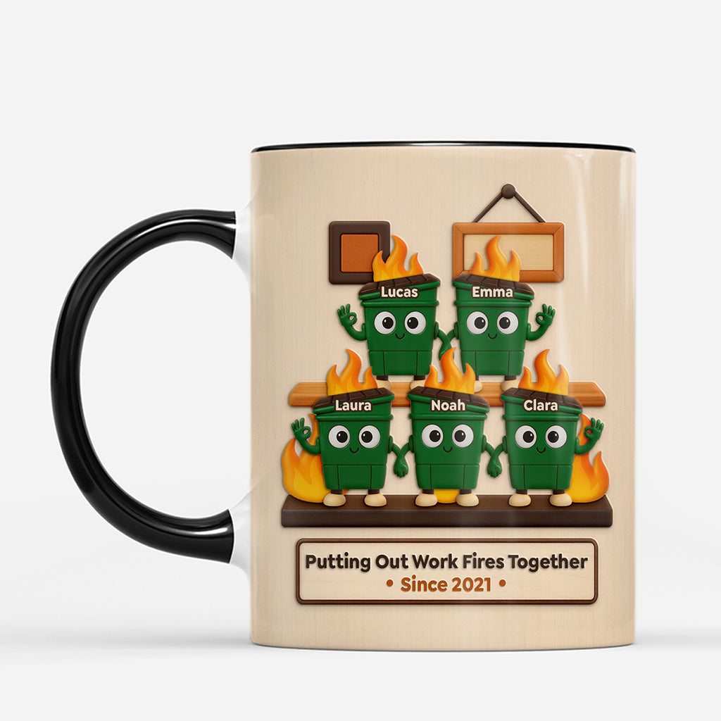 7390MUS2 3d printing effect funny dumpster fire mug_ custom gifts for coworkers 7390M8PMO