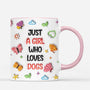 7393MUS1 3d printing effect just a girl who loves dogs mug personalized dog mom gifts 7393MKLZC_2