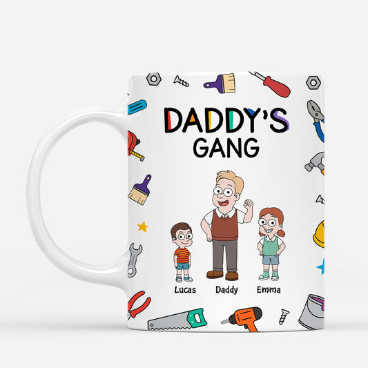 7394MUS1 daddy gang mug personalized gifts for dad mom 7394MTKAB