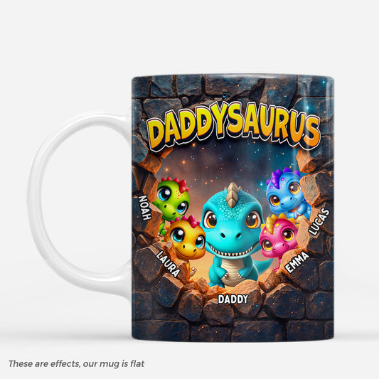 7401MUS1 3d printing effect personalized dinosaur mug gifts for dad mom 7401MTLMB_1