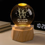 7408LUS1 cute couple 3d crystal ball lamp custom gifts for couples 7408L