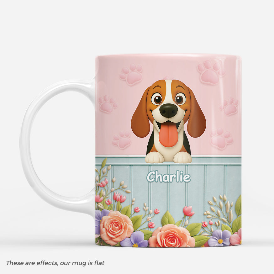 7409MUS1 3d printing effect personalized dog mug cute gifts for dog owners 7409M3LTC