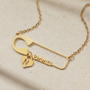 7426JUS2 safety pin necklace with name personalized gifts for him her 7426J0V5A