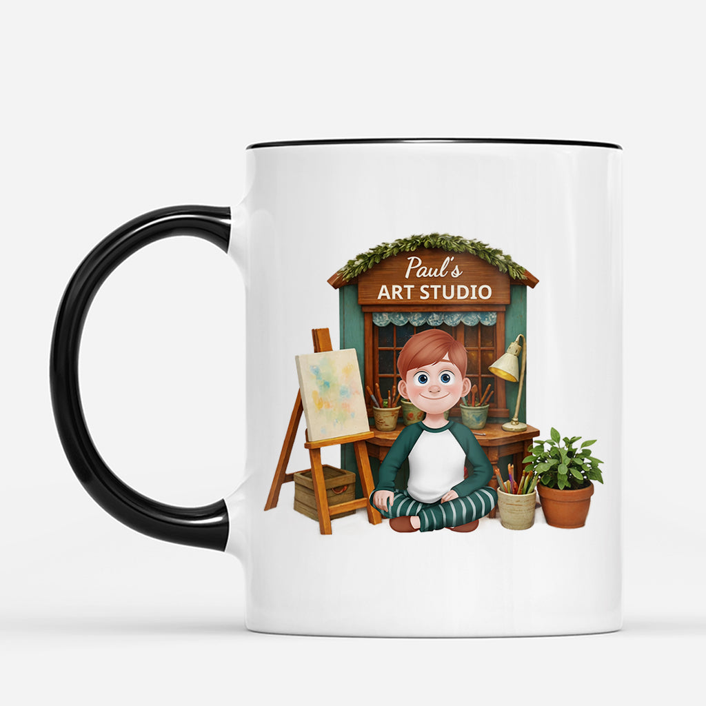 7433MUS2 custom art studio mug personalized gifts for artists 7433MTTCA