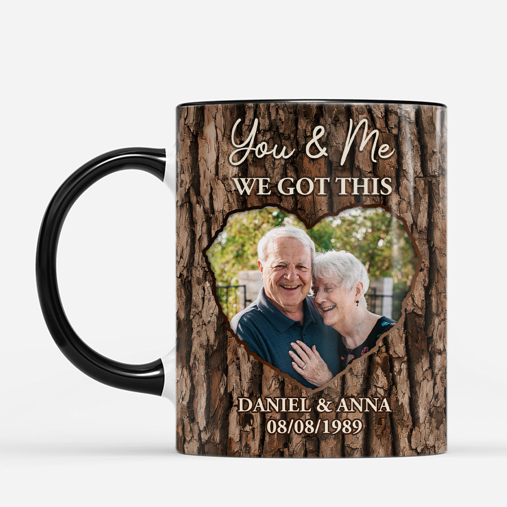 7434MUS2 3d printing effect personalized photo mugs for couples you and me we got this 7434MTQAG