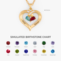 7460JUS4 heart necklace with name and birthstone_ custom gifts for couples him her 7460J0P5G