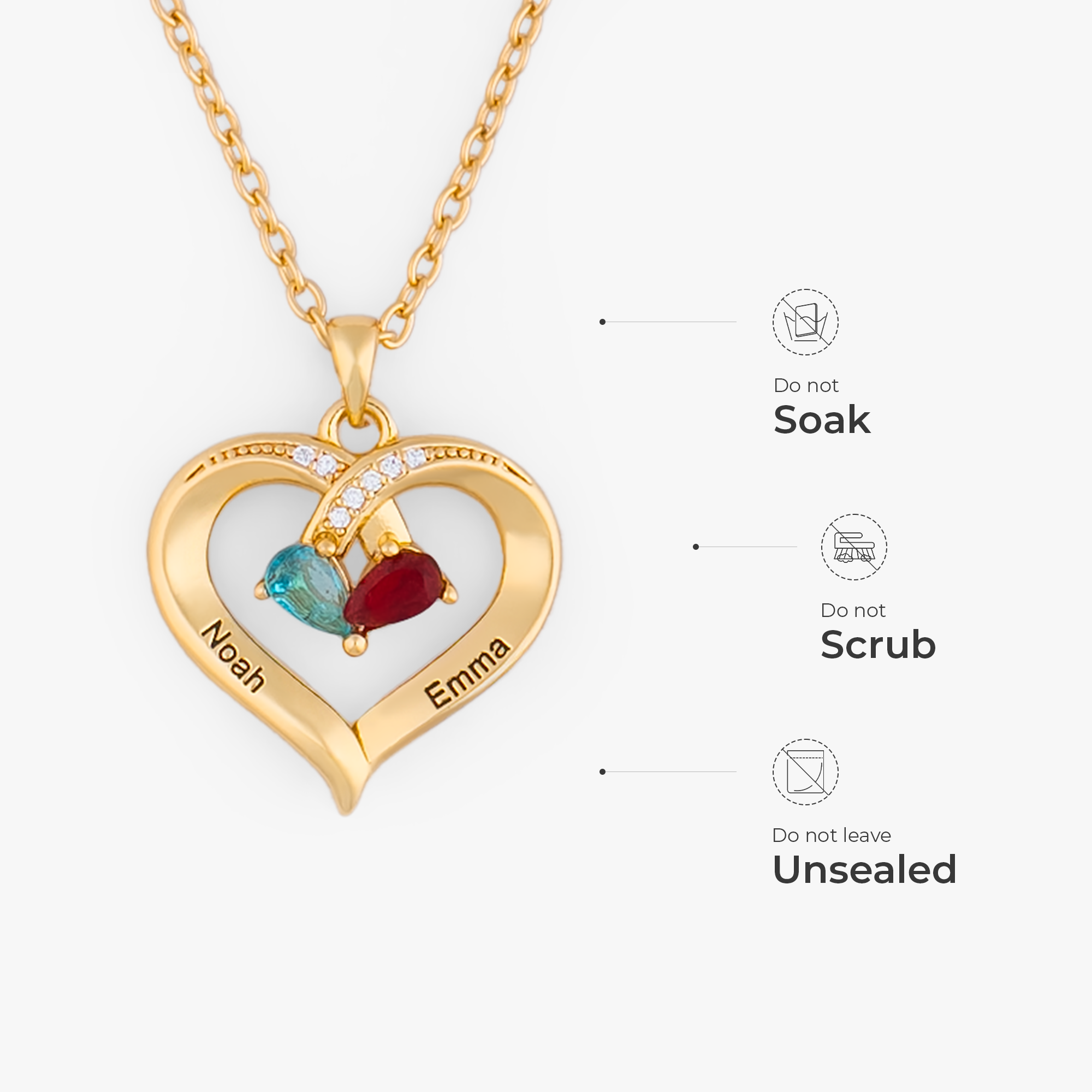 7460JUS5 heart necklace with name and birthstone_ custom gifts for couples him her 7460J0P5G