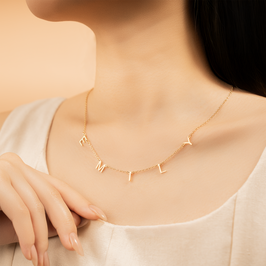 7461JUS2 letter name necklace personalized gifts for him her 7461J0Y5A