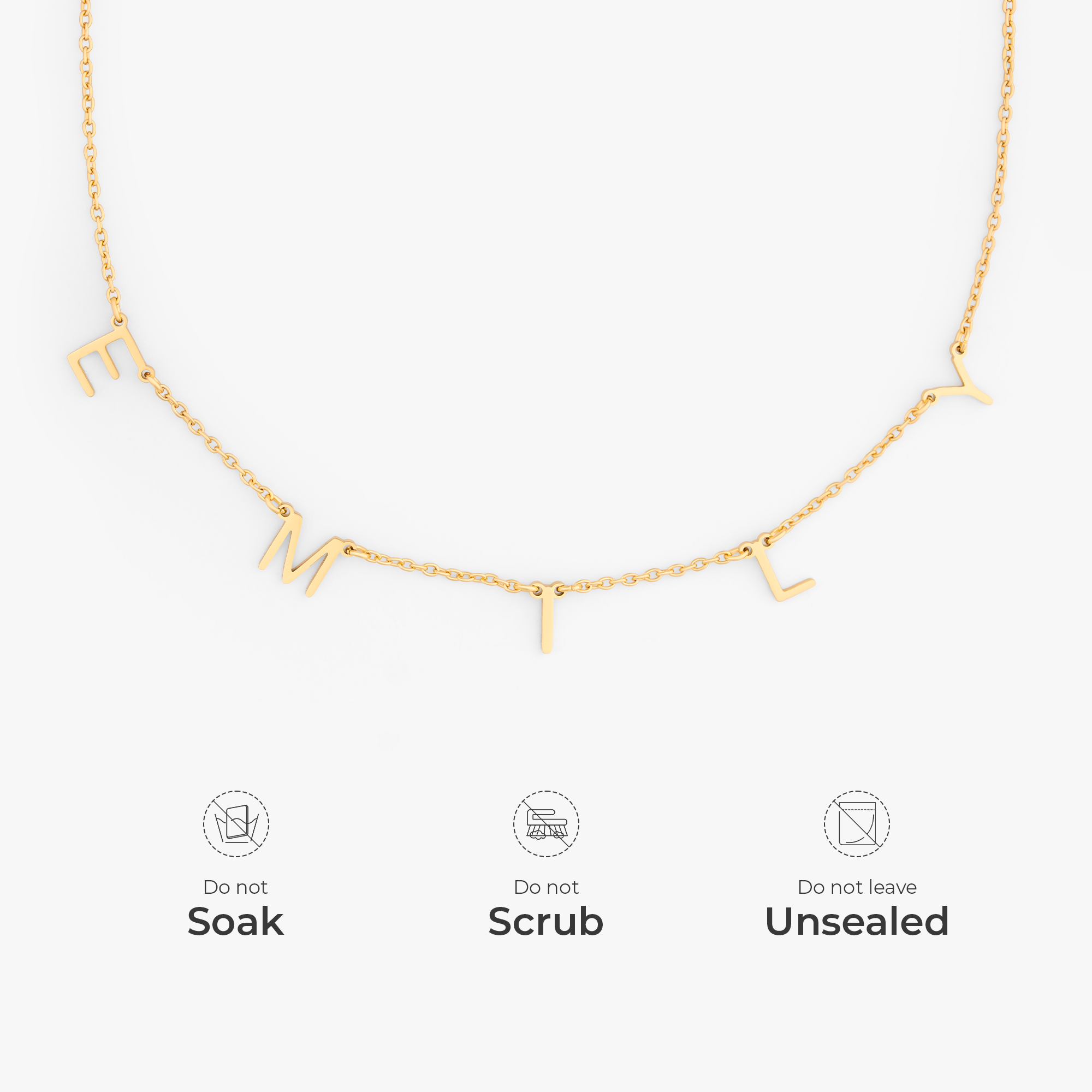 7461JUS4 letter name necklace personalized gifts for him her 7461J0Y5A