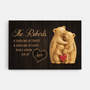 7468CUS1 personalized bear family canvas family a little bit of crazy wall art_ 7468C6T5I