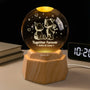 7471LUS2 bear 3d crystal ball lamp personalized gifts for couples 7471L3PCG