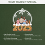 7500OUS4 3d printing effect acrylic family ornament personalized gifts for christmas 7500OTT5I