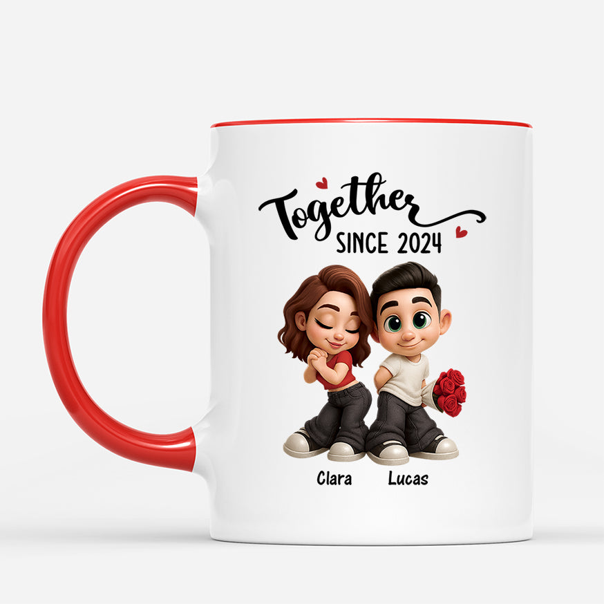 7507MUS2 personalized together since mug anniversary gifts for couples 7507MKL5G_35cd822a 4b2a 4327 962b 8dbf564956aa